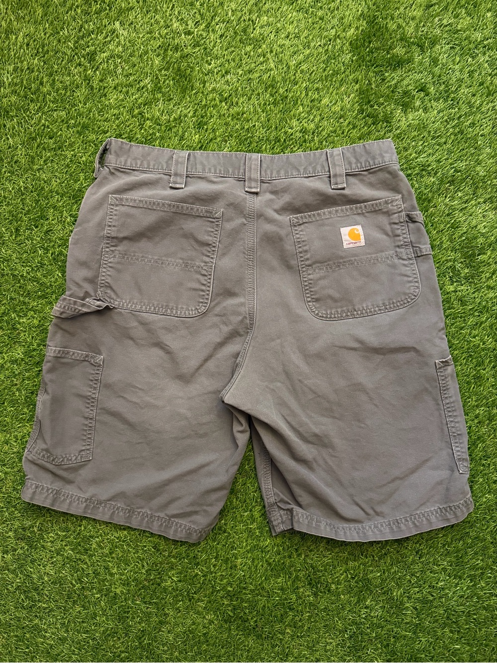 Gray Carhartt carpenter shorts